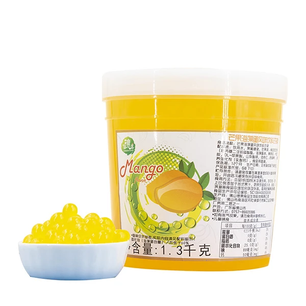 Mango Popping Boba