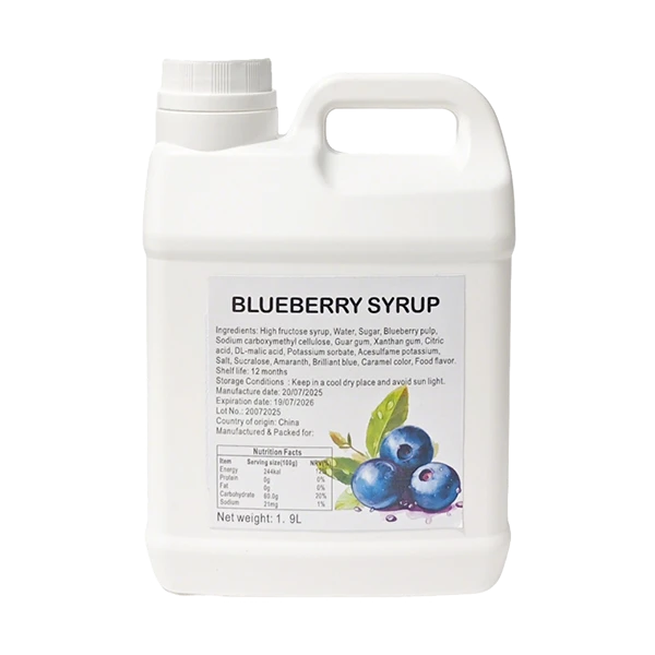 1.9L blueberry flavor concentrate juice